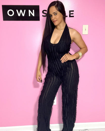 Badgyal Mesh Jumpsuit