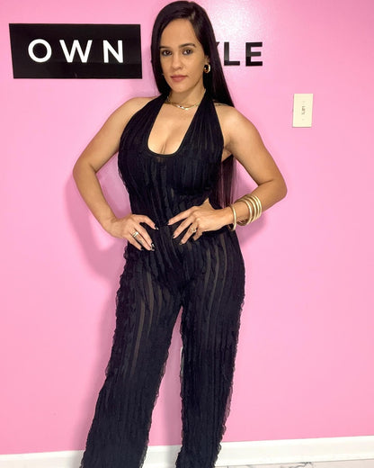 Badgyal Mesh Jumpsuit